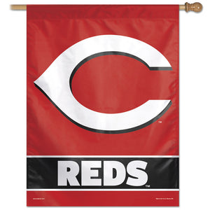 Cincinnati Reds Vertical Flag - 27"x37"