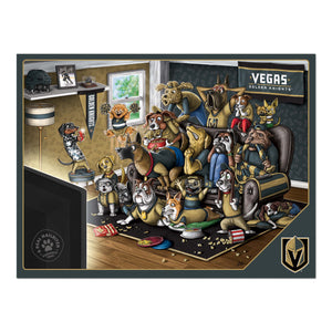Vegas Golden Knights Purebred Fans 500 Piece Puzzle - "A Real Nailbiter"