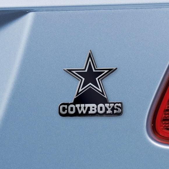 Dallas Cowboys Chrome Wordmark Auto Emblem
