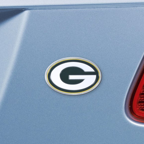 Green Bay Packers Color Chrome Auto Emblem