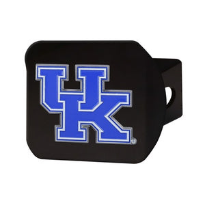 Kentucky Wildcats Color Emblem On Black Hitch