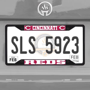 Cincinnati Reds Black Chrome License Plate Frame4