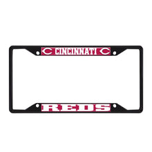 Cincinnati Reds Black Chrome License Plate Frame