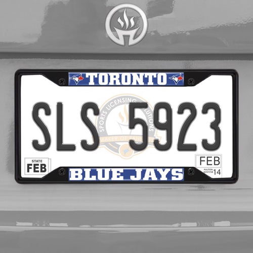 Toronto Blue Jays Black Chrome License Plate Frame