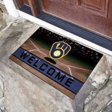 Milwaukee Brewers Crumb Rubber Door Mat - 18"x30"