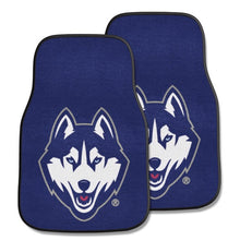 Connecticut Huskies 2-piece Carpet Car Mats - 18"x27"