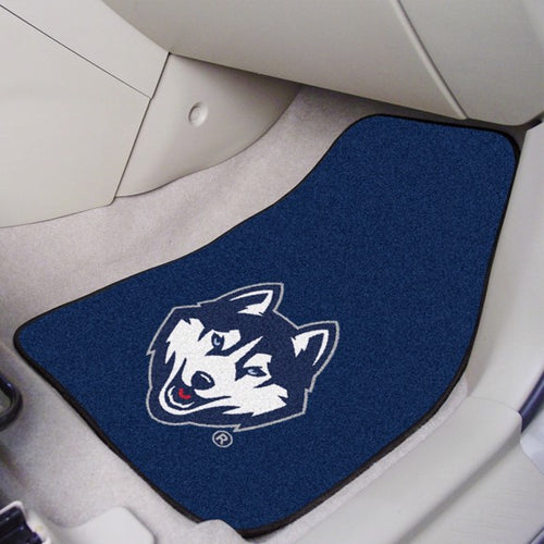 Connecticut Huskies 2-piece Carpet Car Mats - 18