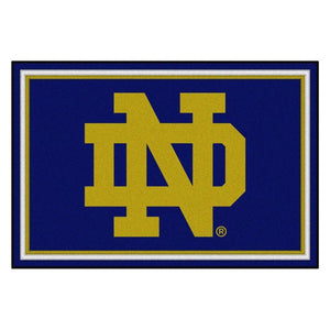 Notre Dame Fighting Irish ND Plush Rug 5'x8'