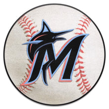 Miami Marlins Baseball Mat - 27"