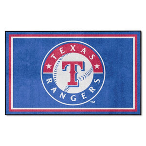 Texas Rangers Plush Rug - 4'x6'
