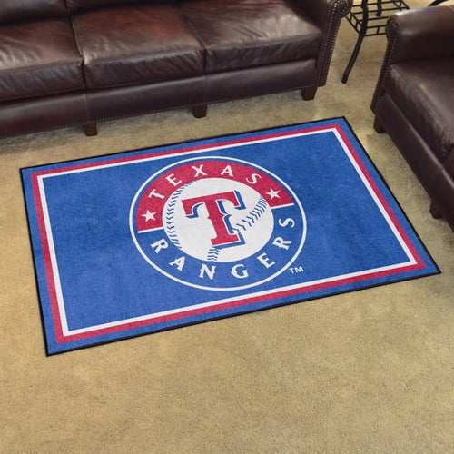 Texas Rangers Plush Rug - 4'x6'