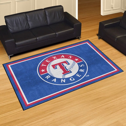 Texas Rangers Plush Rug - 5'x8'