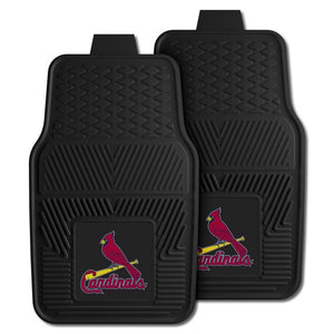 St. Louis Cardinals 2-pc Vinyl Car Mat Set - 18x27