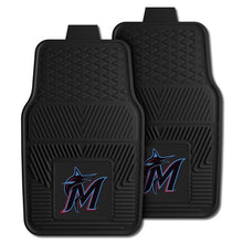 Miami Marlins 2-pc Vinyl Car Mat Set - 18x27