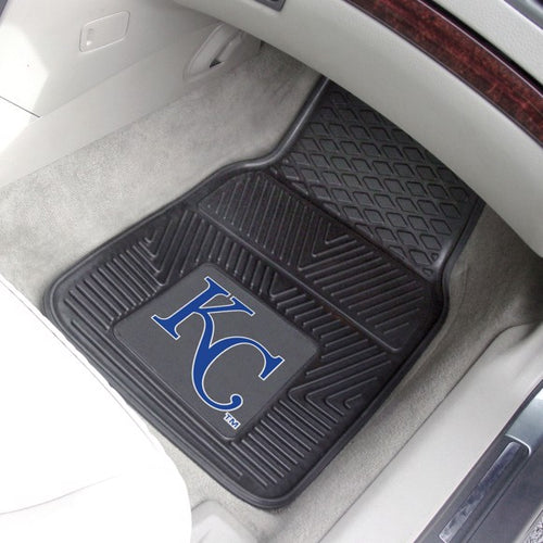 Kansas City Royals 2-pc Vinyl Car Mat Set - 18x27