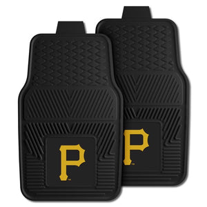 Pittsburgh Pirates 2-pc Vinyl Car Mat Set - 18x27