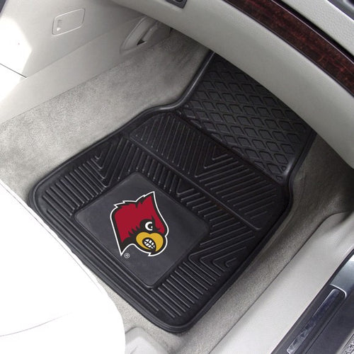 Louisville Cardinals 2 Piece Vinyl Car Mats - 18