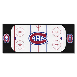 Montreal Canadiens Hockey Rink Runner Rug 72"x30"