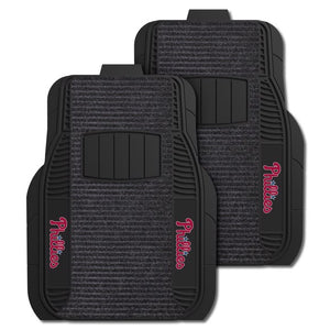 Philadelphia Phillies 2-piece Deluxe Car Mat Set 21"x27"