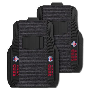 Chicago Cubs 2-piece Deluxe Car Mat Set