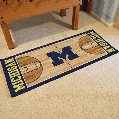 Michigan Wolverines Basketball Runner - 30