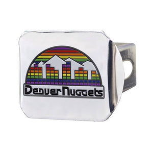 Denver Nuggets Retro Logo Chrome Hitch Cover