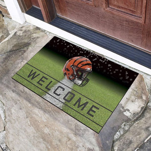 Cincinnati Bengals Crumb Rubber Door Mat - 18"x30"