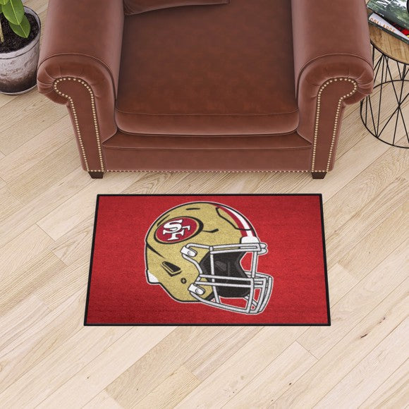 San Francisco 49ers Silver Loveseat