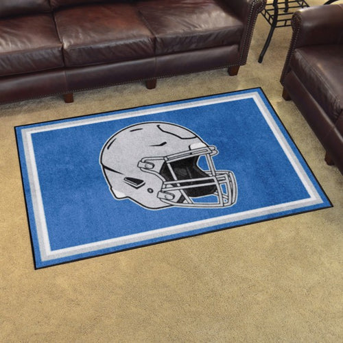 Detroit Lions Retro Logo Plush Rug - 4'x6'