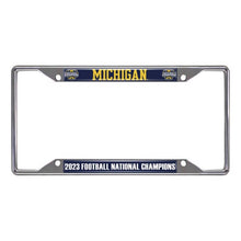 Michigan Wolverines 2023 CFP Football Champions License Plate Frame