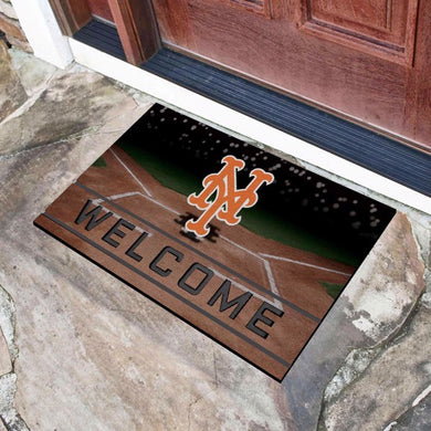 New York Mets Crumb Rubber Door Mat - 18