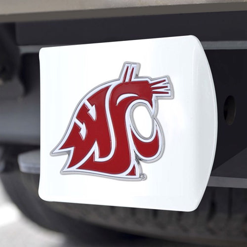 Washington State Cougars White Hitch Cover