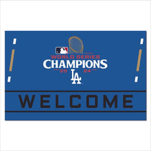 Los Angeles Dodgers 2024 World Series Champs Rubber Door Mat - 18"x30"