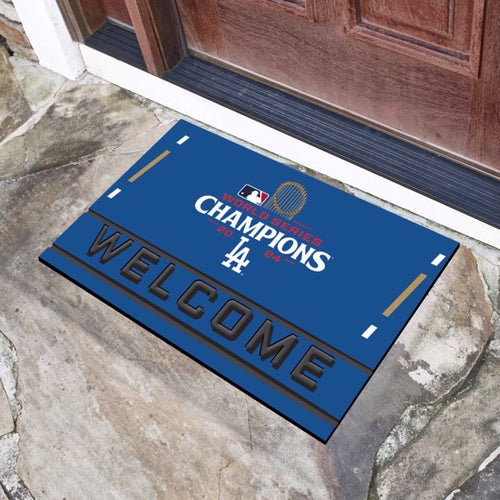 Los Angeles Dodgers 2024 World Series Champs Rubber Door Mat - 18