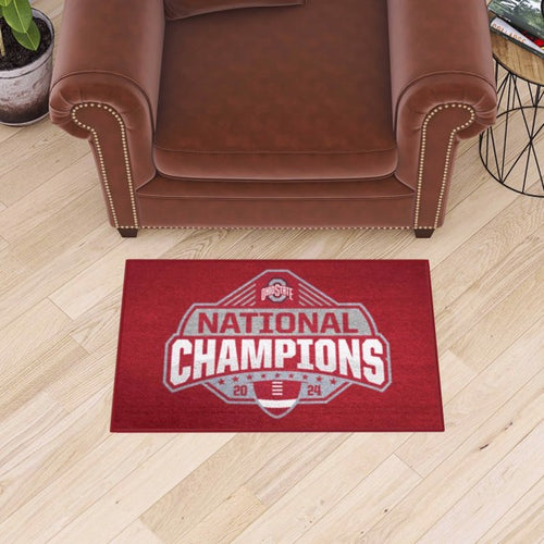 Ohio State Buckeyes 2024 CFP National Champions Starter Mat