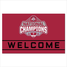 Ohio State Buckeyes 2024 CFP National Champions Crumb Rubber Door Mat