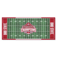 Ohio State Buckeyes 2024 CFP National Champions Football Field Runner