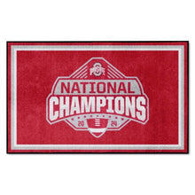 Ohio State Buckeyes 2024 CFP National Champions Plush Rug 4'x6'