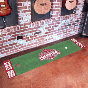 Ohio State Buckeyes 2024 CFP National Champions Putting Green Mat