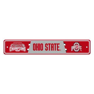 Ohio State Buckeyes 2024 CFP Champions Street Sign