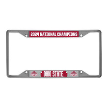 Ohio State Buckeyes 2024 CFP National Champions Chrome License Plate Frame