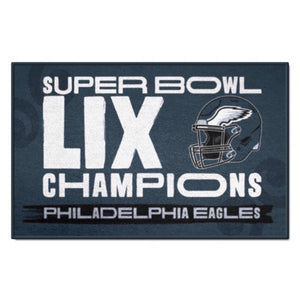 Philadelphia Eagles Super Bowl LIX Champions Starter Mat - 19"x30"  