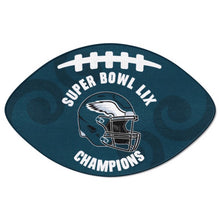 Philadelphia Eagles SB LIX Champions Football Mat - 21"x32"