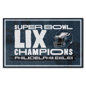 Philadelphia Eagles Super Bowl LIX Champions Mat - 4'x6'