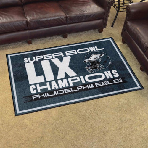 Philadelphia Eagles Super Bowl LIX Champions Mat - 4'x6'