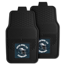 Philadelphia Eagles Super Bowl 59 Super Bowl Champs 2-piece Vinyl Car Mats - 18"x27"