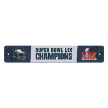 Philadelphia Eagles Super Bowl Champions Street Sign 4" x 24"