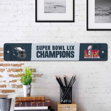 Philadelphia Eagles Super Bowl Champions Street Sign 4" x 24"