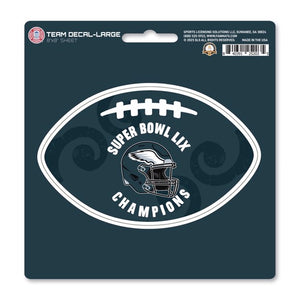 Philadelphia Eagles Super Bowl LIX Champions Large Decal