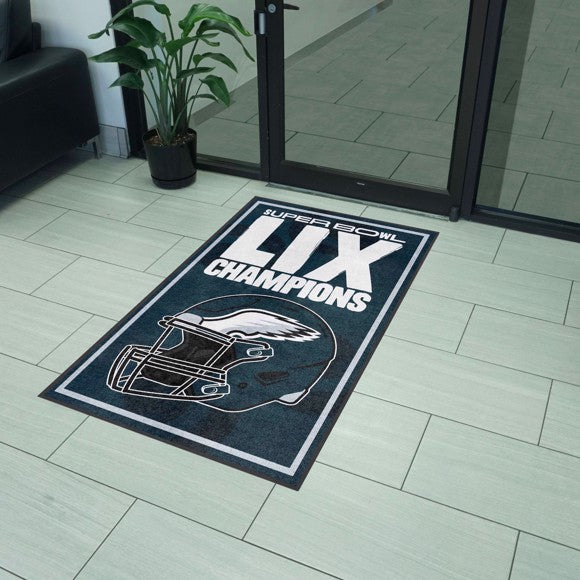 Philadelphia Eagles Super Bowl LIX Champions High-Traffic Mat - 3'x5'